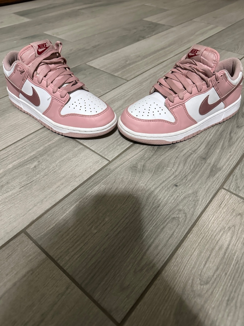 Nike Dunk Low Rose Whisper Pink & White Sneakers